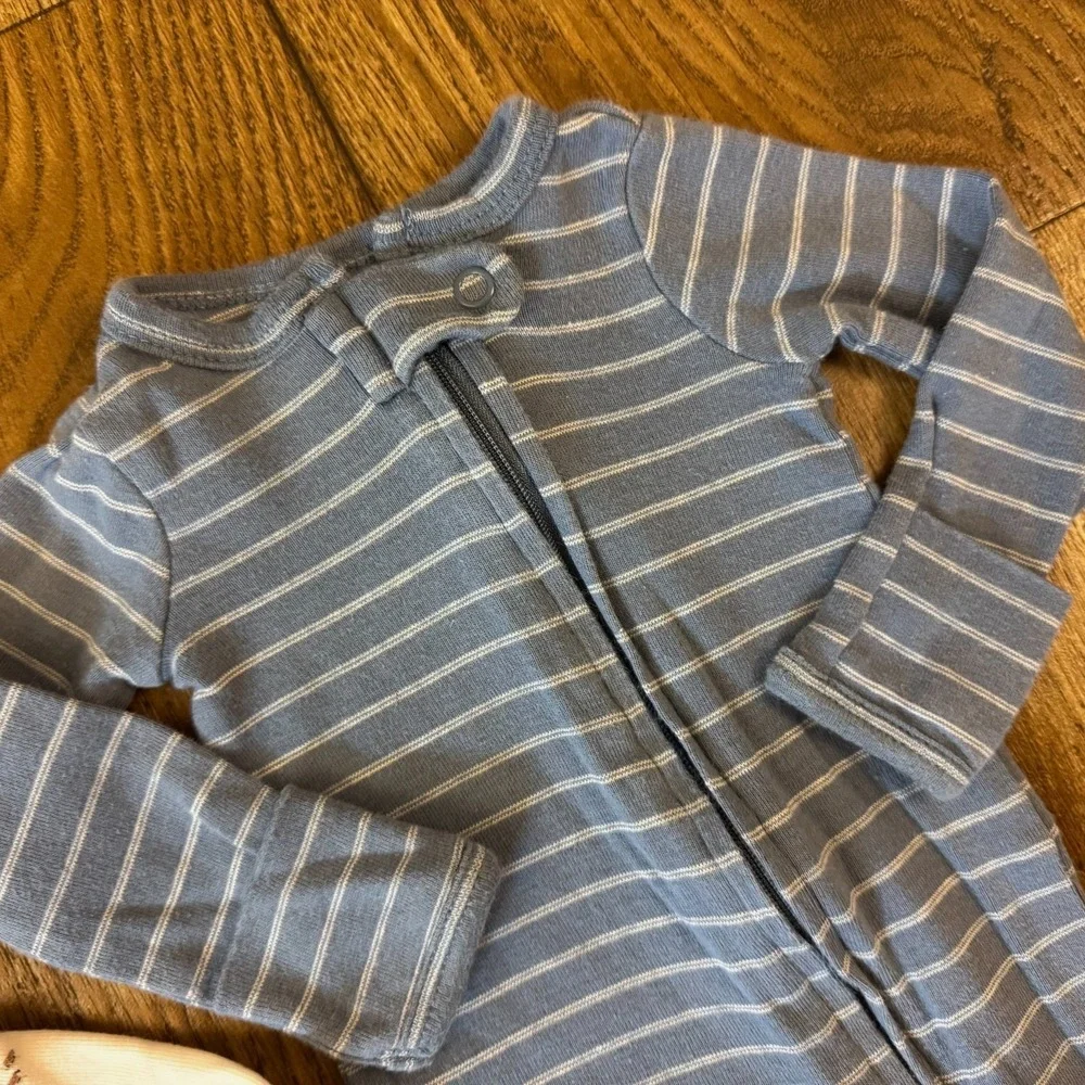 Carter's Newborn Baby Boy  Rompers Clothes Long Sleeved Outfits Striped Footless